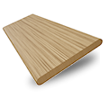 Bamboo Naturale Juta Veneziane in legno Immagine campione