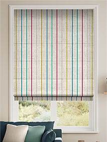 Righe Twill Lino Multicolor Tende a pacchetto anteprima immagine