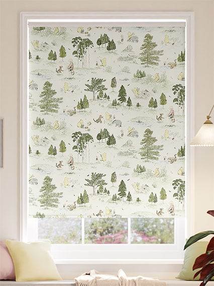 Winnie The Pooh Oscurante Verde Bosco Tende a rullo anteprima immagine